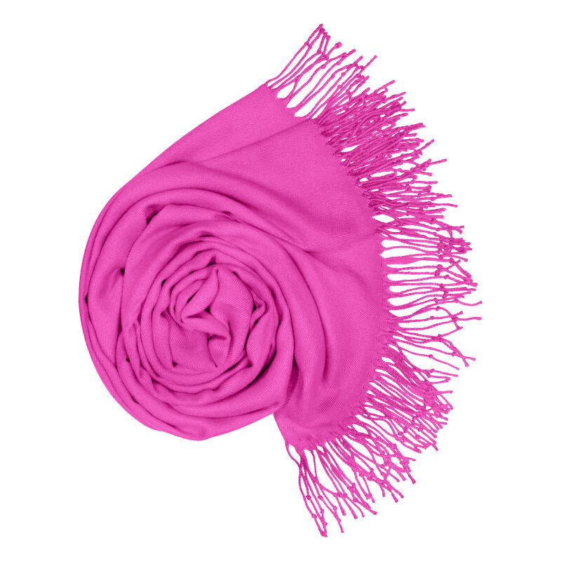 Carlo Romani Dámská hot pink pašmína P77 / Dámská hot pink šála