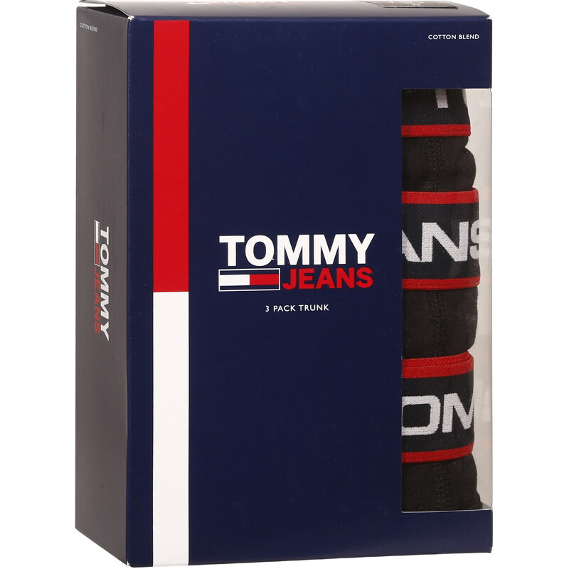 3PACK pánské boxerky Tommy Hilfiger černé (UM0UM02968 0R7)