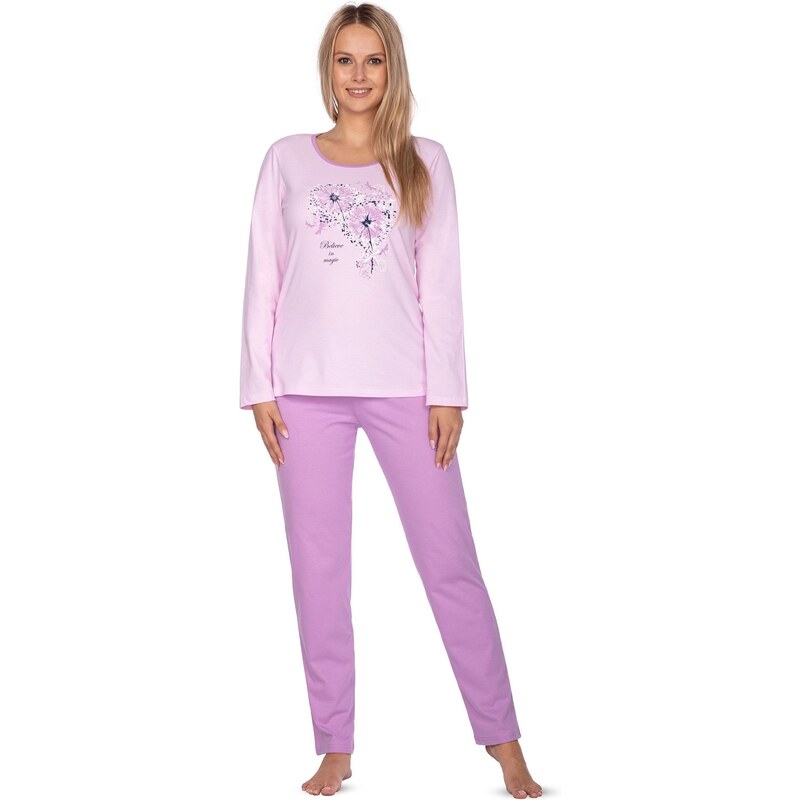 REGINA Dámské pyžamo 647 pink plus