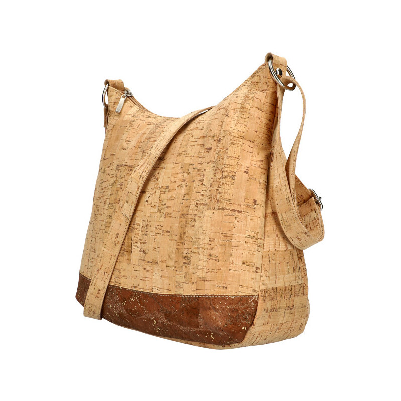 Made in Portugal Korková crossbody dámská kabelka střední