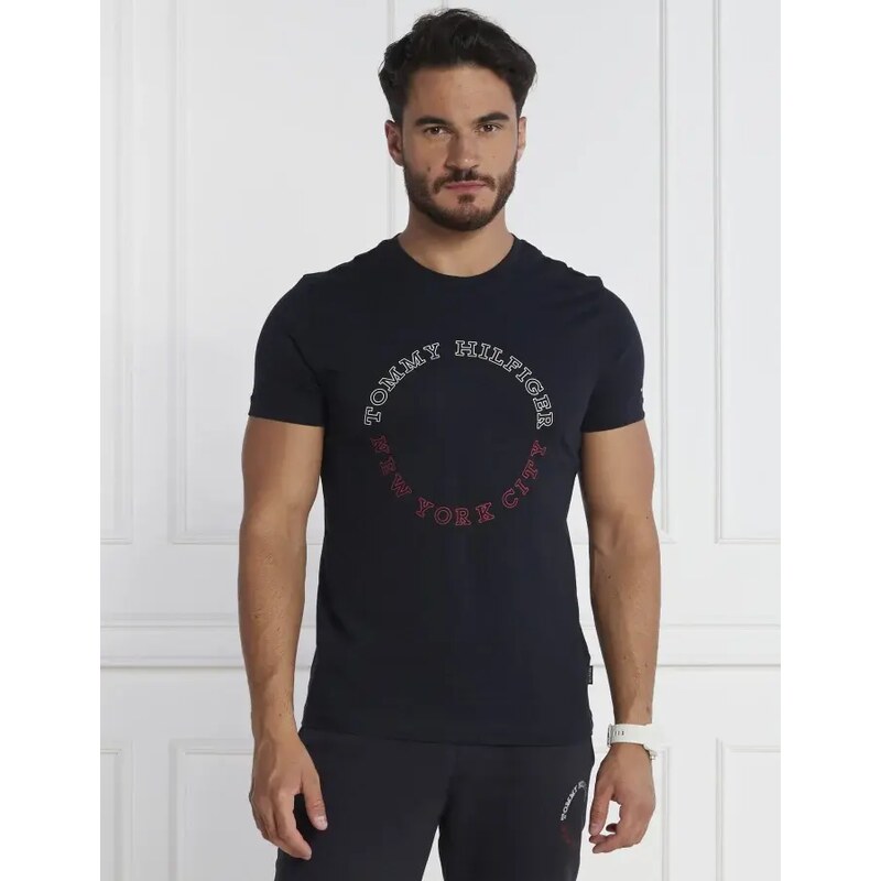 Tommy Hilfiger Tričko MONOTYPE ROUNDLE | Regular Fit