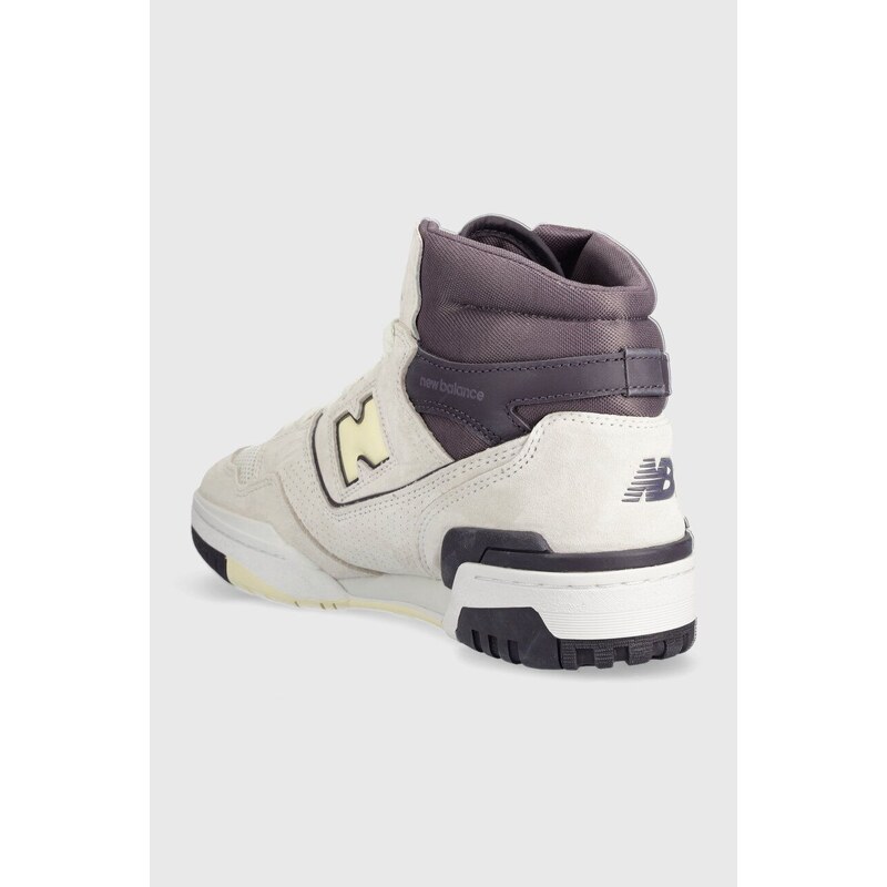 Sneakers boty New Balance BB650RVP bílá barva