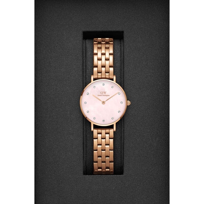 Hodinky Daniel Wellington Petite Lumine 28 Link zlatá barva