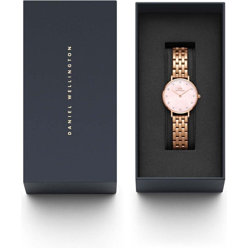 Hodinky Daniel Wellington Petite Lumine 28 Link zlatá barva