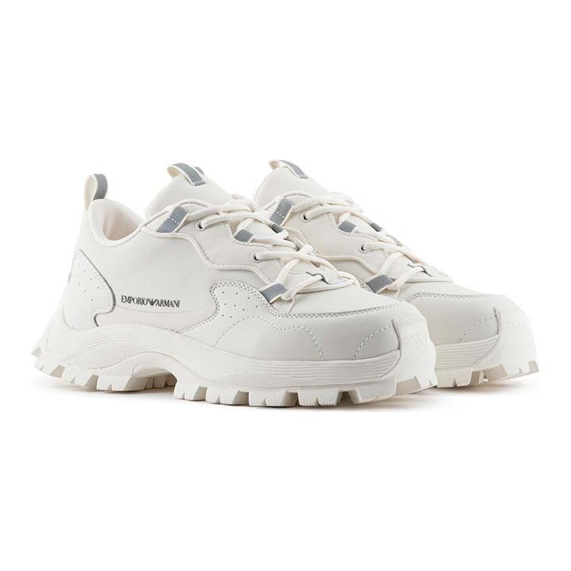 Sneakers boty Emporio Armani šedá barva, X4C637 XN943 Q756