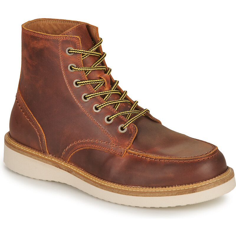 Selected Kotníkové boty SLHTEO NEW LEATHER MOC-TOE BOOT