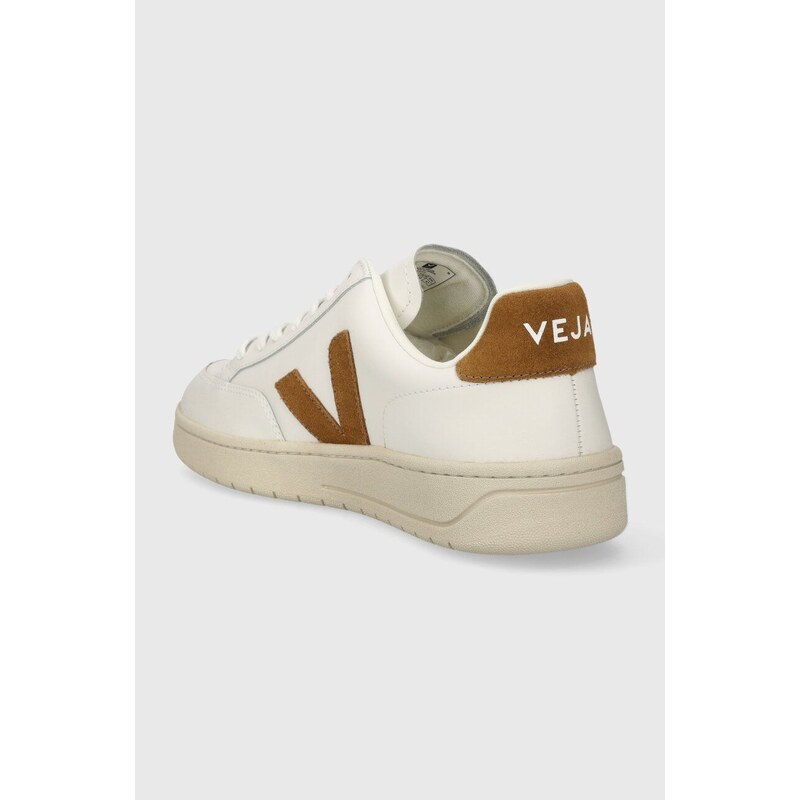 Kožené sneakers boty Veja V-12 bílá barva, XD0202322B