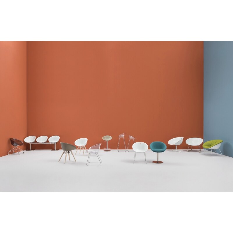 Pedrali Bílá plastová jídelní židle Gliss 904