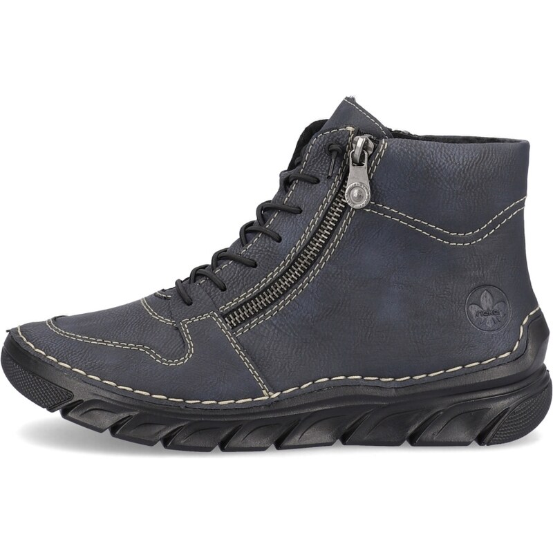 Dámská kotníková obuv RIEKER 55051-14 modrá