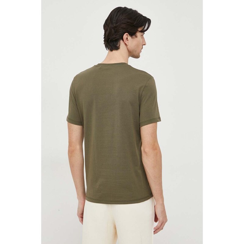 Bavlněné tričko Guess AIDY zelená barva, s aplikací, M2YI72 I3Z14