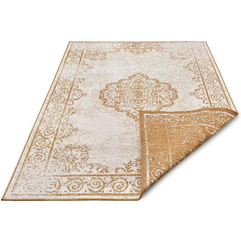 NORTHRUGS - Hanse Home koberce Kusový koberec Twin Supreme 105788 Cebu Ochre – na ven i na doma - 80x150 cm