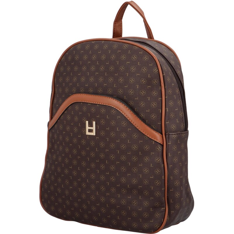 L&H Luxusní dámský batoh Berumo, tmavě hnědá
