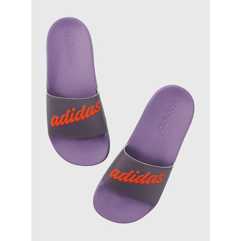 Pantofle adidas dámské, fialová barva