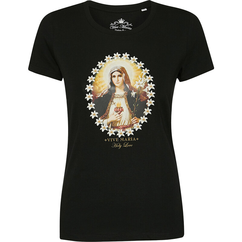 Holy Love - dámské tričko černé Vive Maria