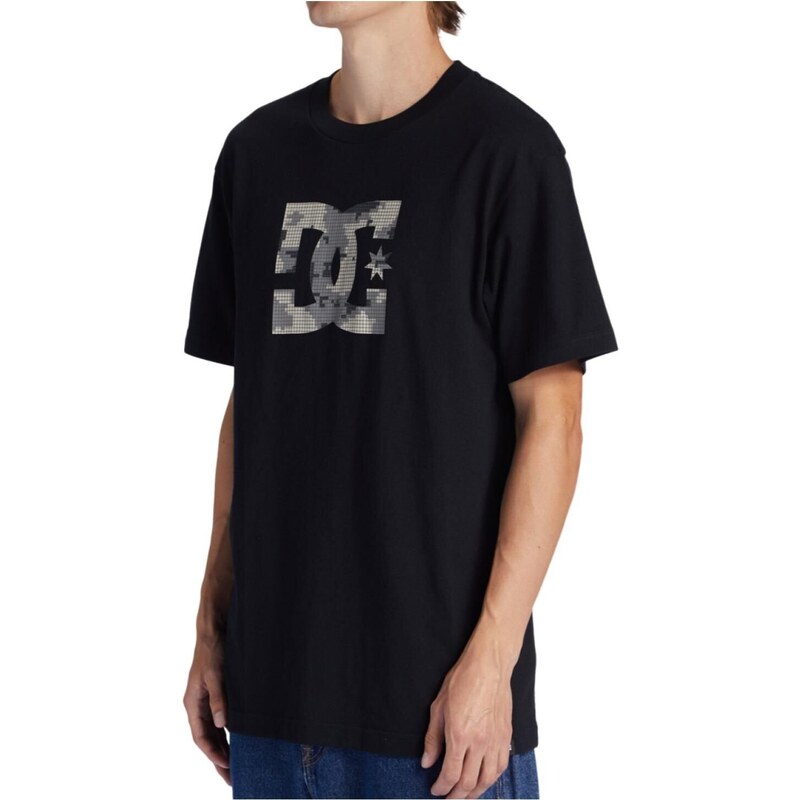 Dc shoes pánské tričko DC Star Fill Black/Cloud Cover | Černá