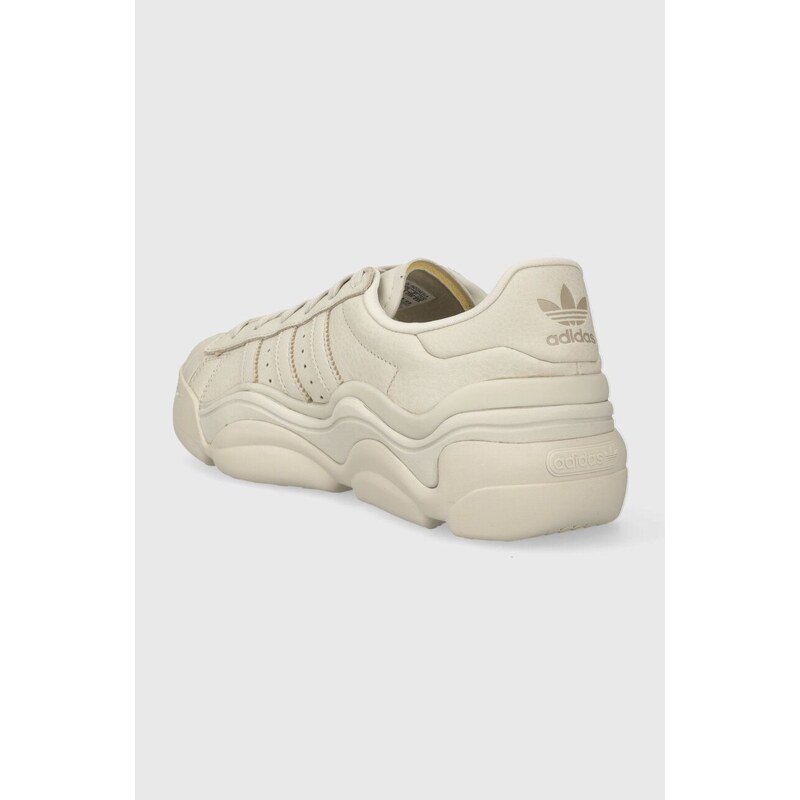 Kožené sneakers boty adidas Originals Superstar Millencon W šedá barva, IE7370