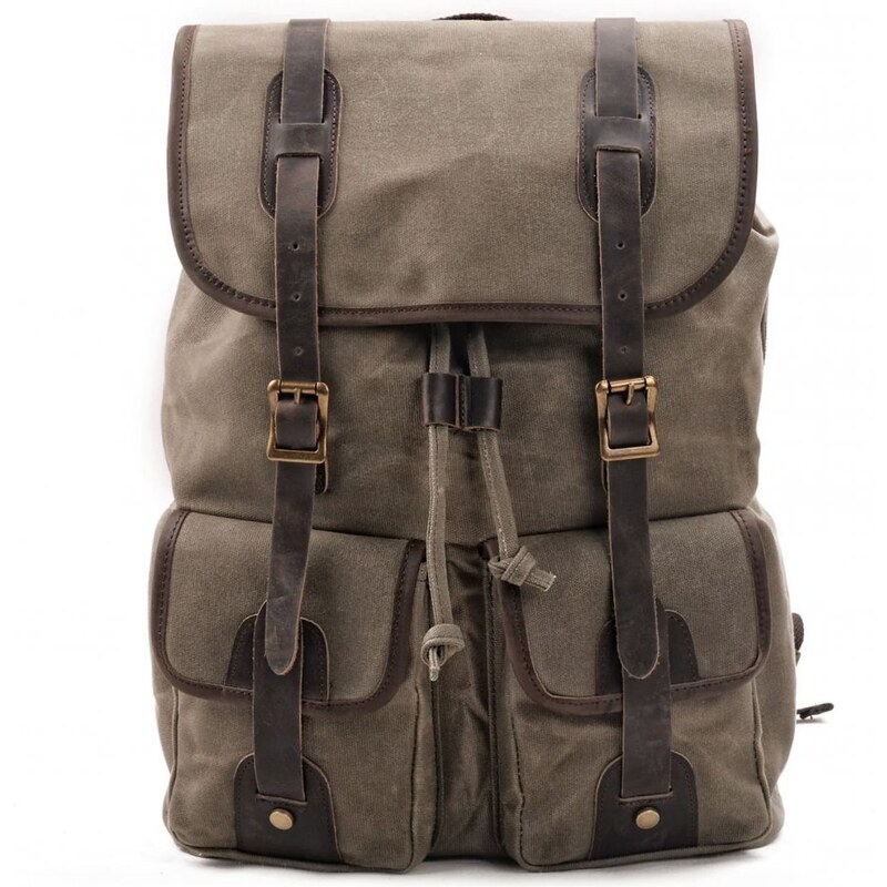 Batoh Valmio vintage green 18L