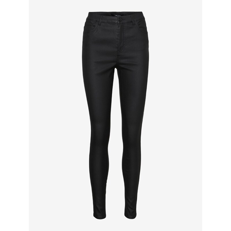 Černé dámské skinny fit kalhoty VERO MODA Sophia - Dámské