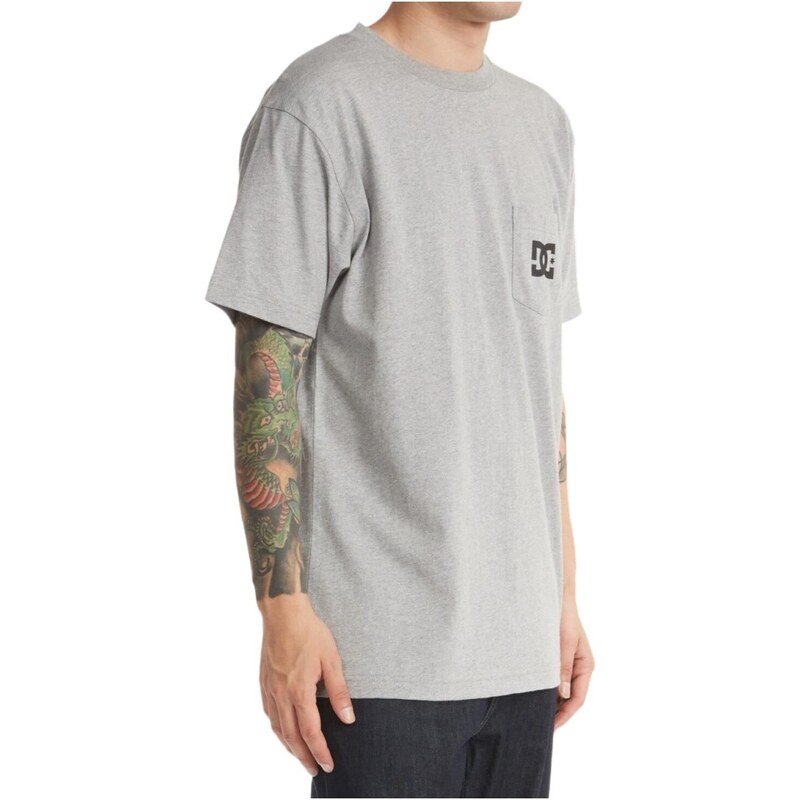 Dc shoes pánské tričko DC Star Pocket Heather Grey | Šedá