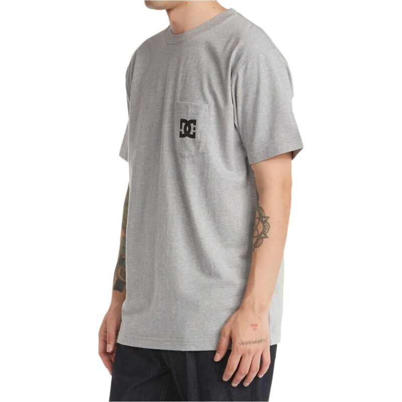 Dc shoes pánské tričko DC Star Pocket Heather Grey | Šedá