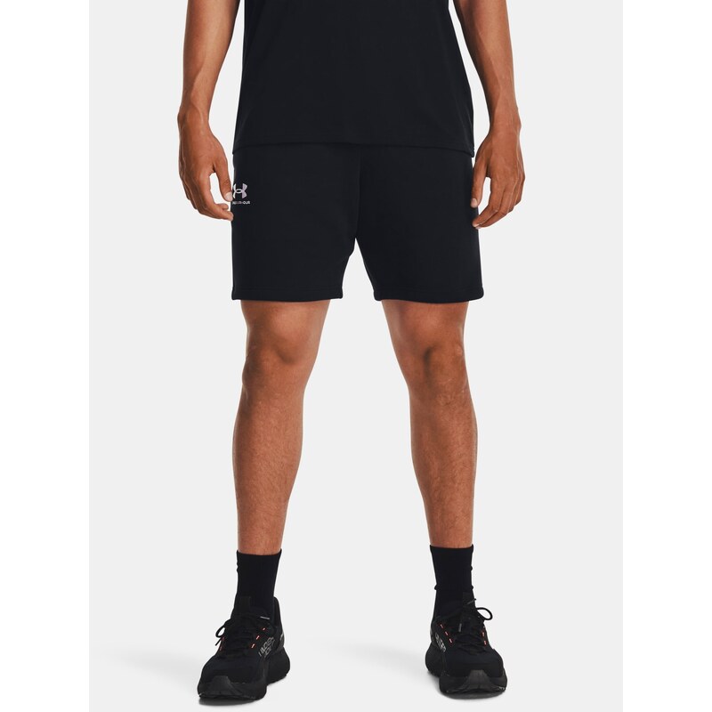 Under Armour Kraťasy UA Essential Fleece Shorts-BLK - Pánské
