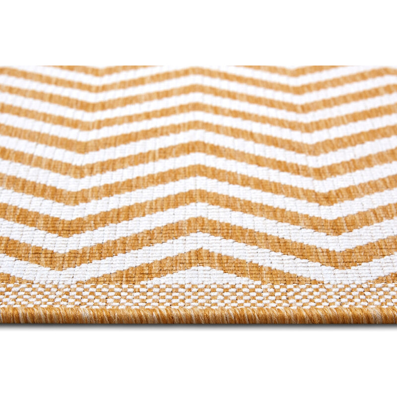 NORTHRUGS - Hanse Home koberce Kusový koberec Twin Supreme 105795 Palma Ochre – na ven i na doma - 80x250 cm