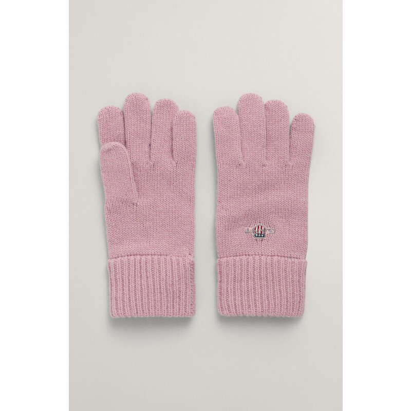 RUKAVICE GANT SHIELD KNIT GLOVES fialová S/M