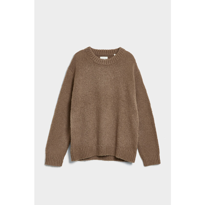 SVETR GANT WOOL BOUCLE C-NECK hnědá XXS