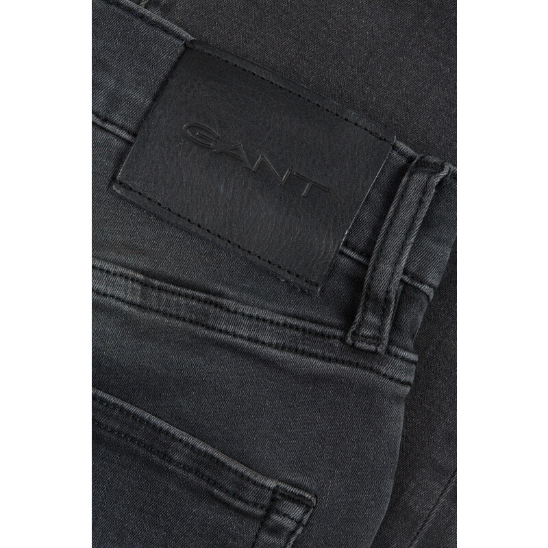 DŽÍNY GANT EXTRA SLIM ACTIVE REC BLK JEANS černá 29/32