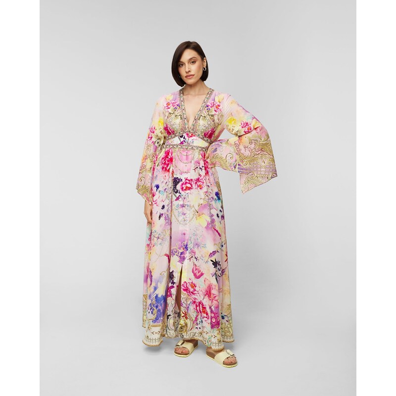 Hedvábné šaty Camilla Kimono