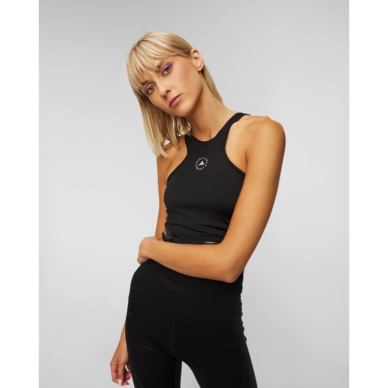 Tréninkový crop top černý dámský Adidas by Stella McCartney Tpa Cr H.R