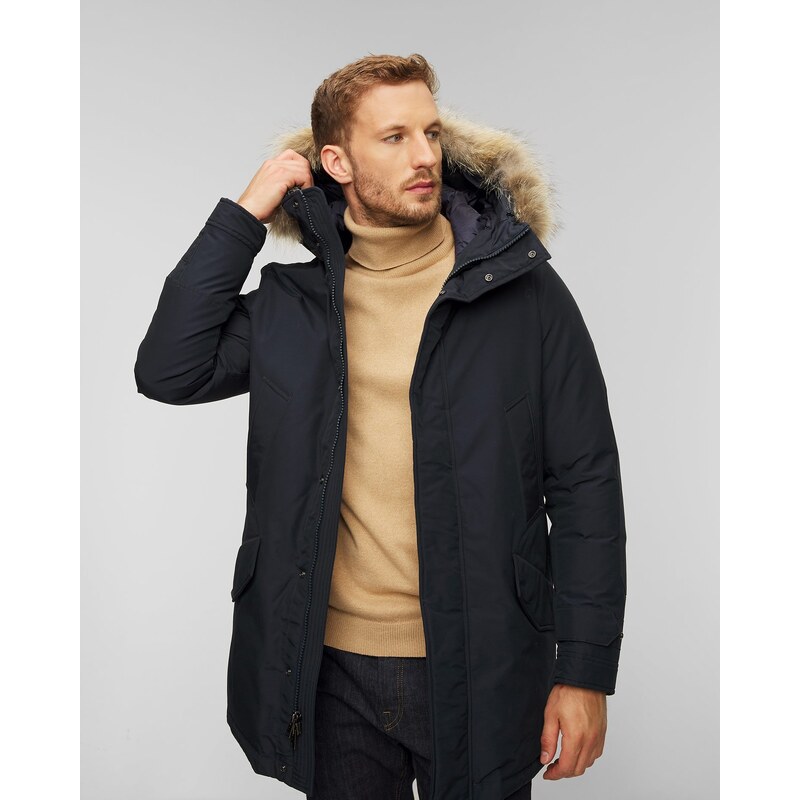 Pánský kabát Woolrich Polar High Collar Fur Parka