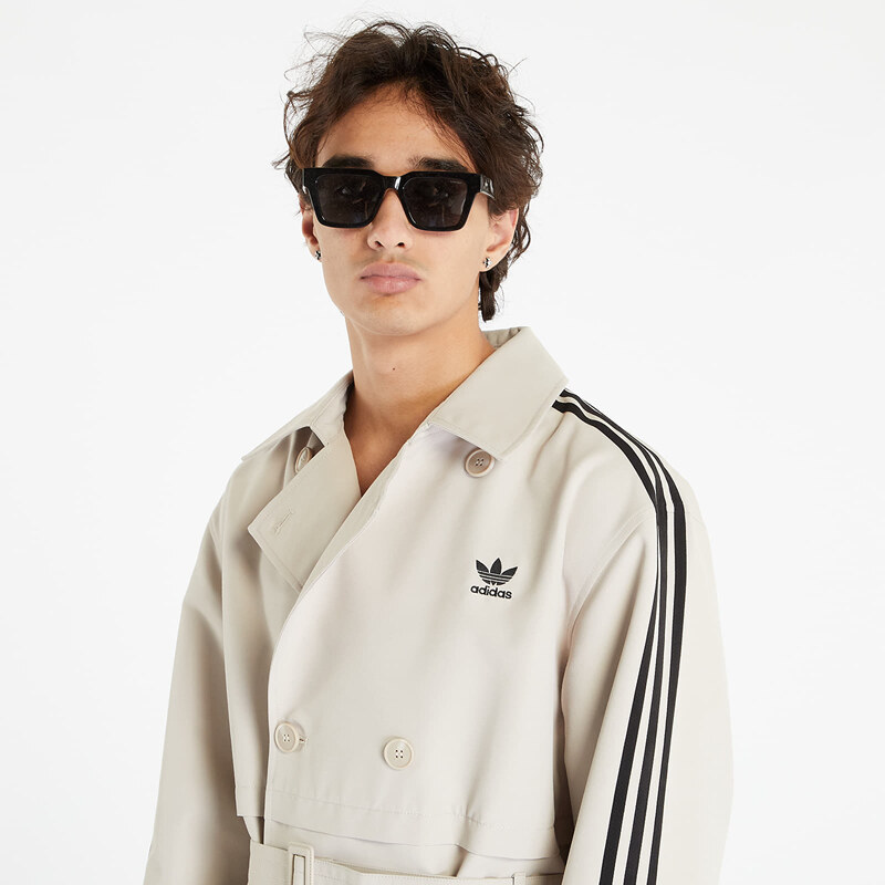 adidas Originals adidas 3-Stripe Coat Wonder Beige