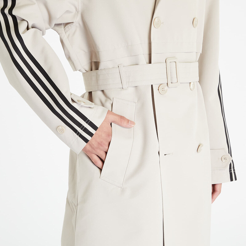 adidas Originals adidas 3-Stripe Coat Wonder Beige