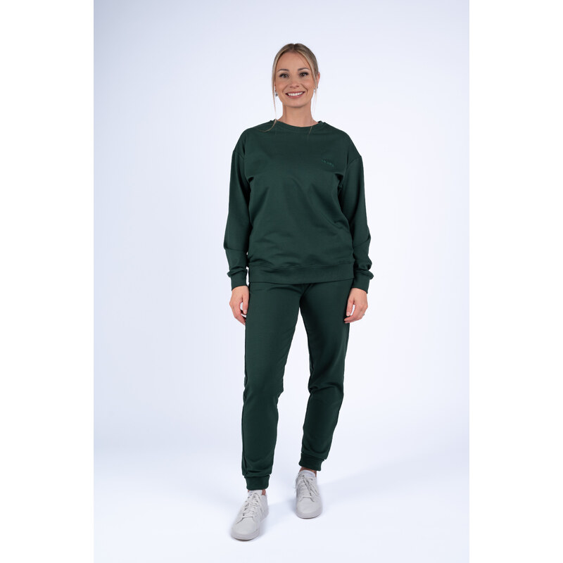 Moniel dámská tepláková souprava Basic Dark Green