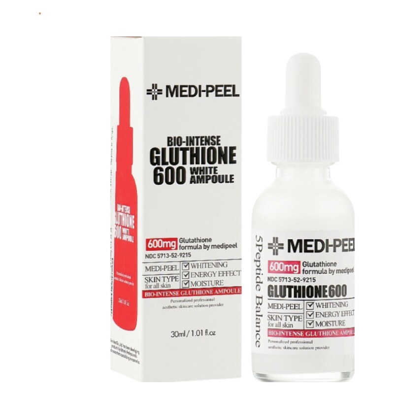 MEDI PEEL - BIO INTENSE GLUTATHIONE 600 WHITE AMPOULE - Rozjasňující sérum proti skvrnám a melasma 50 ml