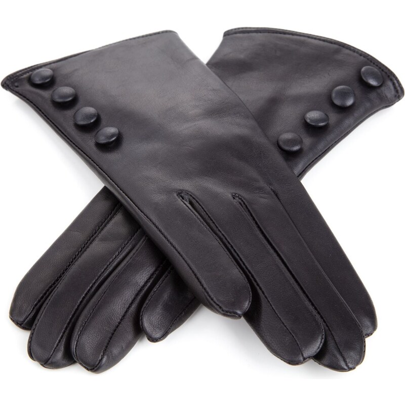 BOHEMIA GLOVES Elegantní kožené rukavice s knoflíčky