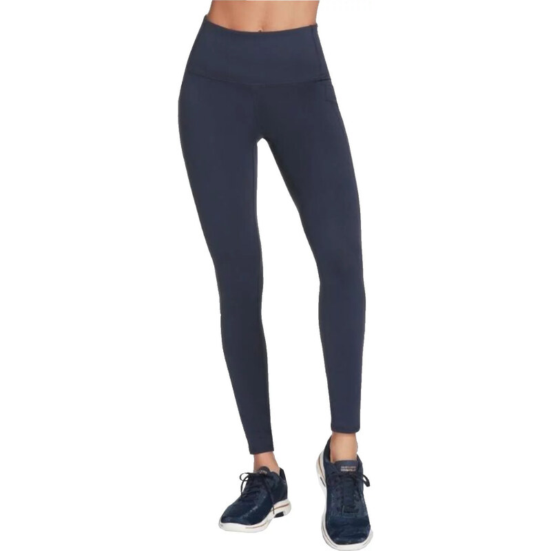 Dámské legíny Skechers Go Walk High Waisted Legging tmavě modré Tmavě 115336756