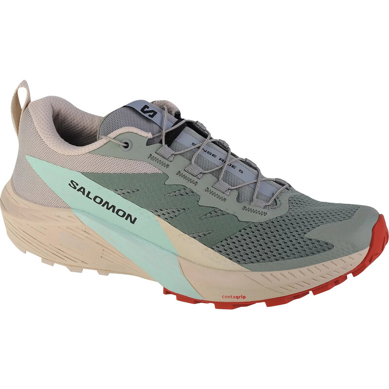 VÍCEBAREVNÉ BĚŽECKÉ TENISKY SALOMON SENSE RIDE 5 W Khaki