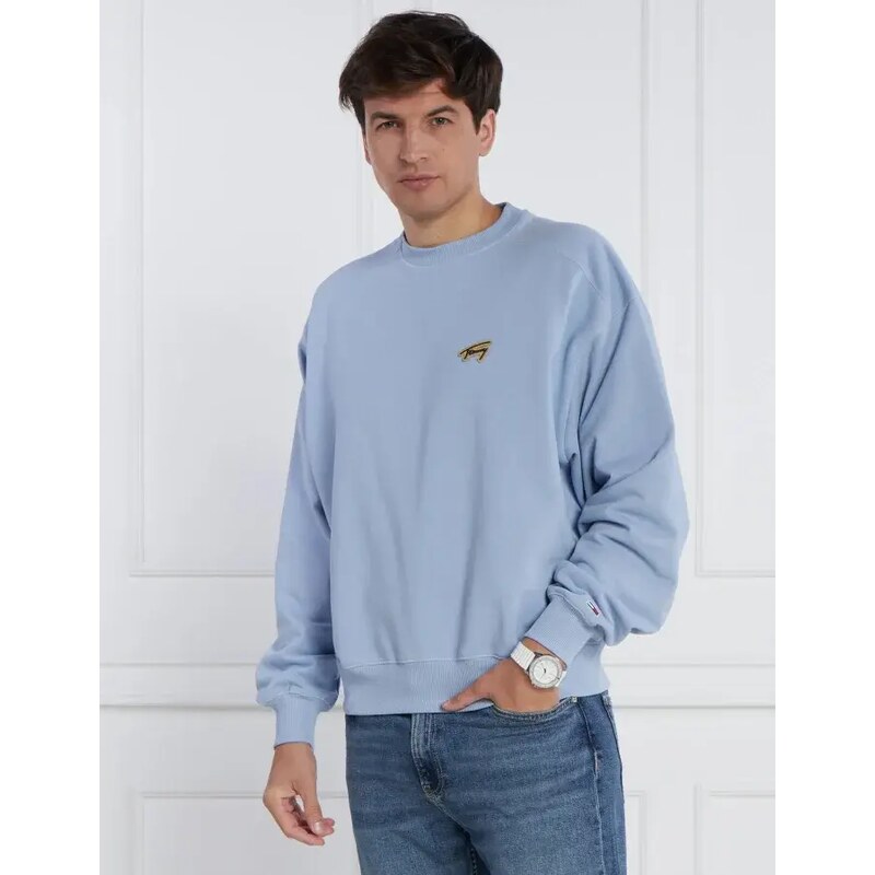 Tommy Jeans Mikina BOXY SIGNATURE CREW | Regular Fit