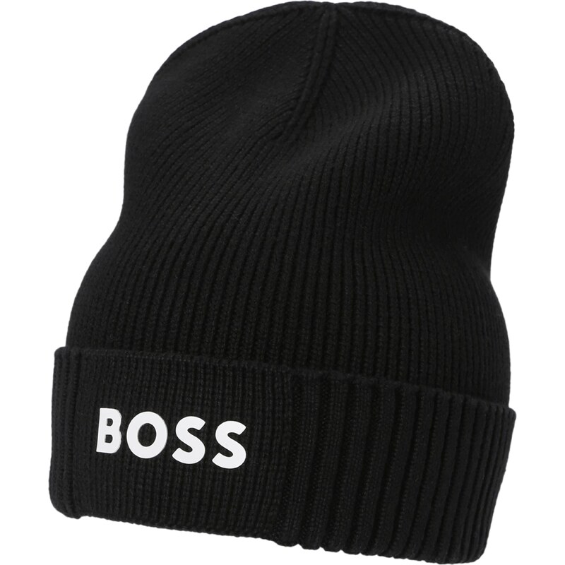 BOSS Čepice Asic černá / bílá
