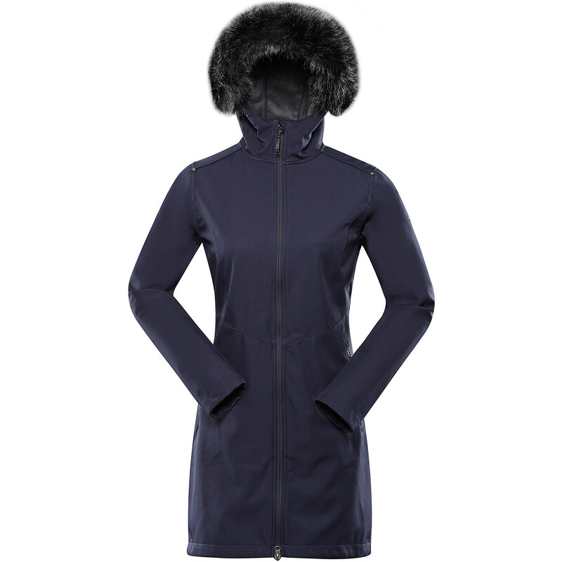 ALPINE PRO - IBORA DÁMSKÝ SOFTSHELLOVÝ KABÁT S MEMBRÁNOU