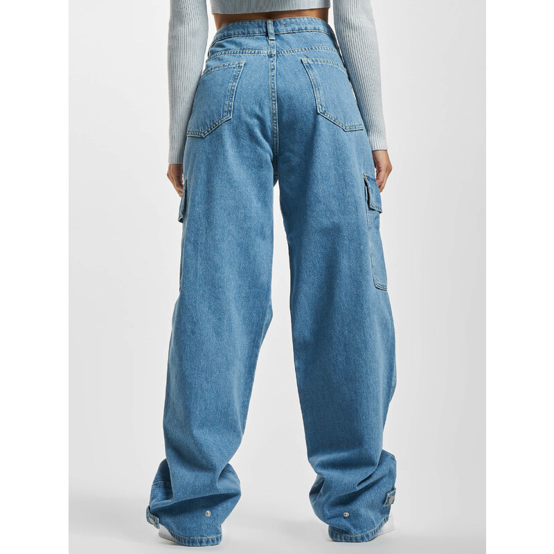 DEF Cargo Pants Denim světle modrý denim