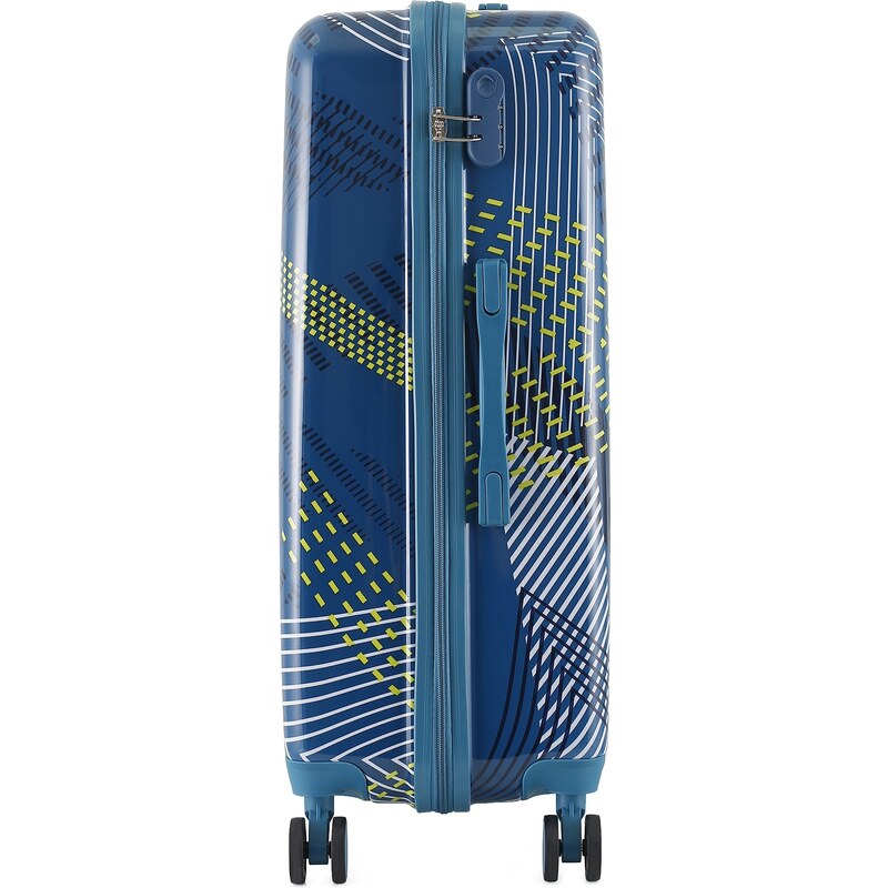 SEMI LINE Velký kufr T5652 Blue - bazar