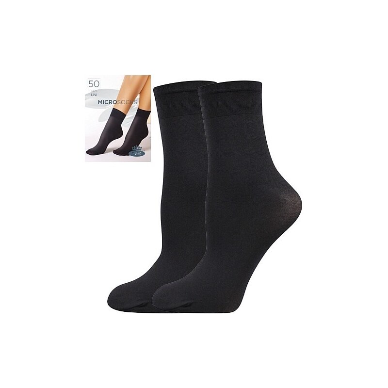 MICRO socks 50 DEN punčochové ponožky Lady B - 6 párů béžová UNI