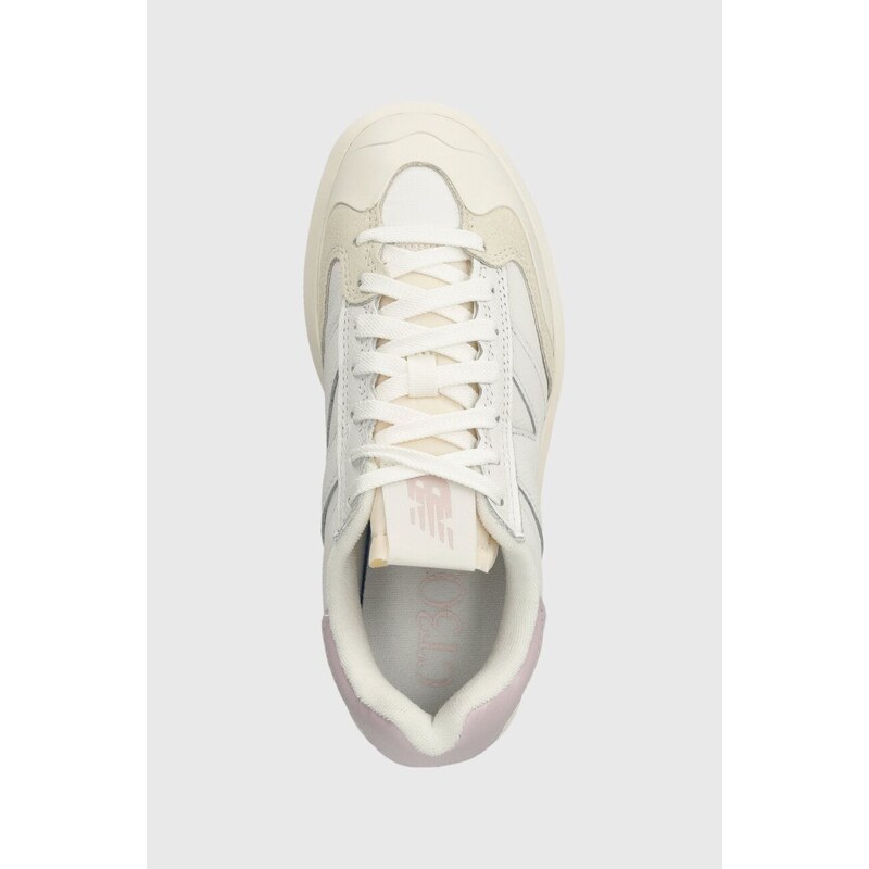 Kožené sneakers boty New Balance CT302SP bílá barva