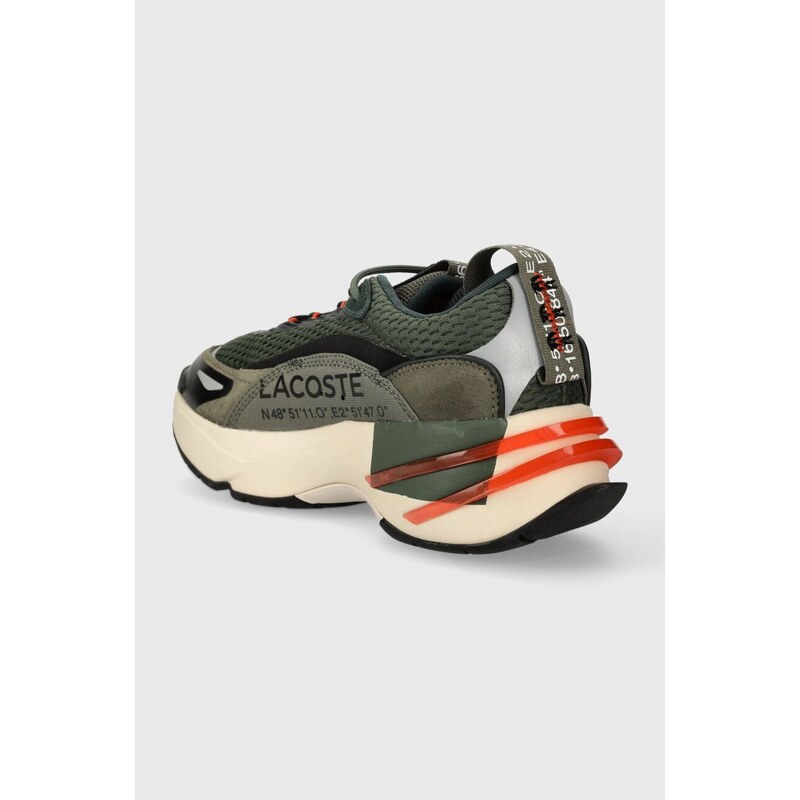 Sneakers boty Lacoste Audyssor Colorblock zelená barva, 46SMA0117