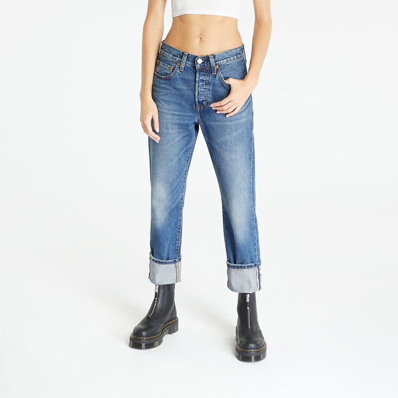 Dámské džíny Levi's 501 Jeans For Women Dark Indigo/ Worn In