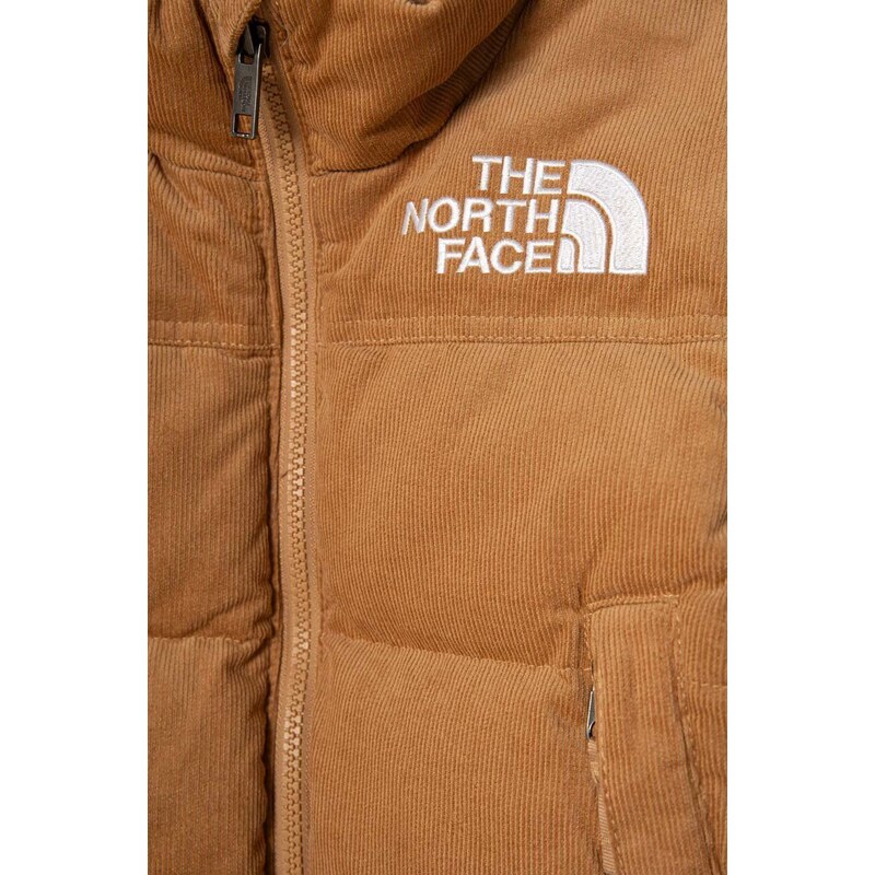 Dětská péřová bunda The North Face 1996 RETRO NUPTSE JACKET hnědá barva
