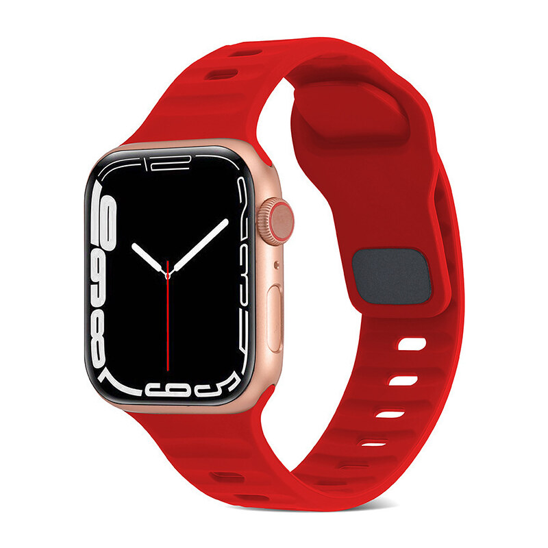 4wrist Silikonový řemínek pro Apple Watch - 42/44/45/49 mm - Red